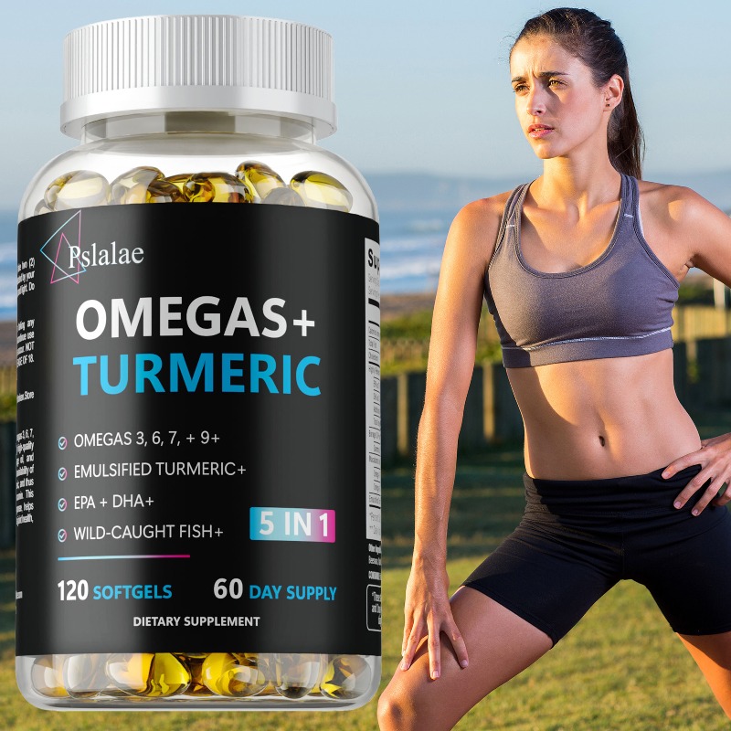 Turmeric Curcumin Capsule - Kapsul Omega+ Kunyit - Meningkatkan Energi