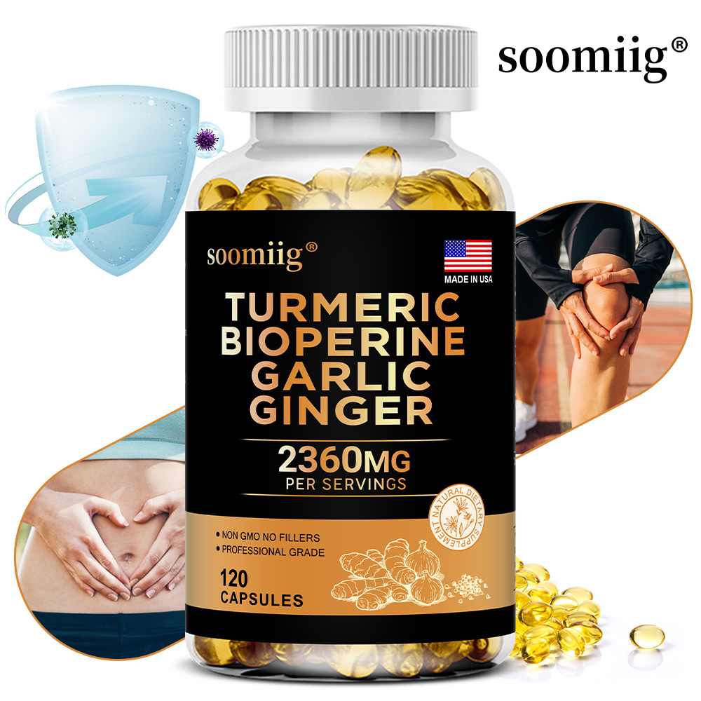 Turmeric Curcumin Capsule - Suplemen Kunyit Jahe dengan Bawang Putih