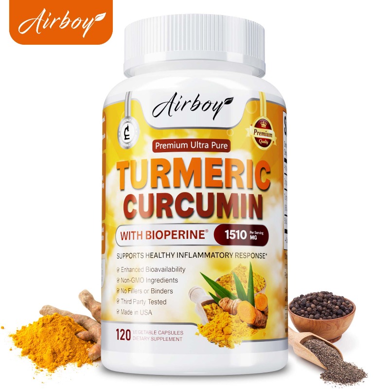 Kapsul Kunyit Kurkumin - Menin - Turmeric Curcumin Capsule ulasan dan harga