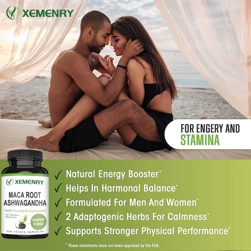 Suplemen Pria - Akar Maca + As - Turmeric Curcumin Capsule ulasan dan harga