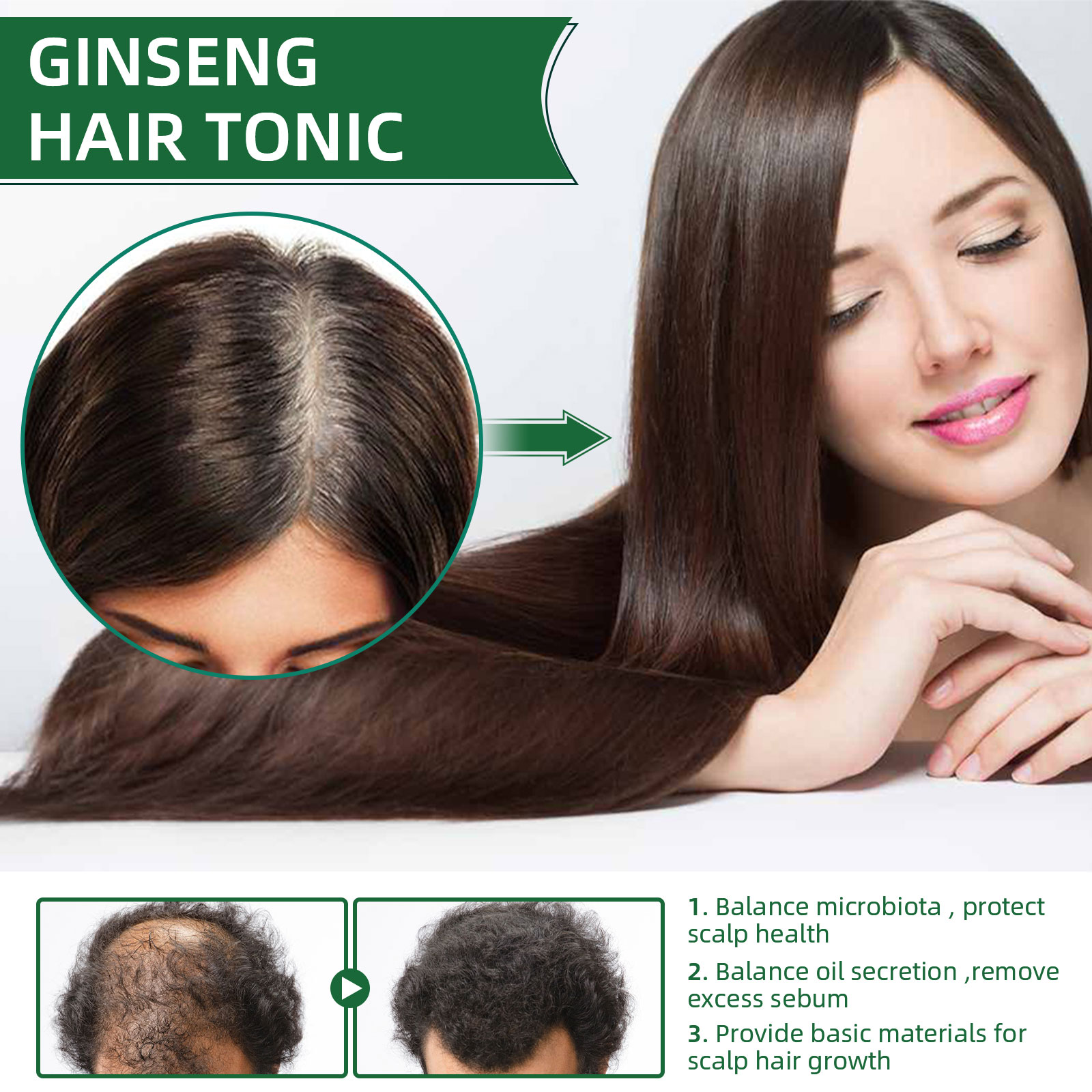 Semprotan perawatan rambut Gin - Nutrition And Fitness ulasan dan harga